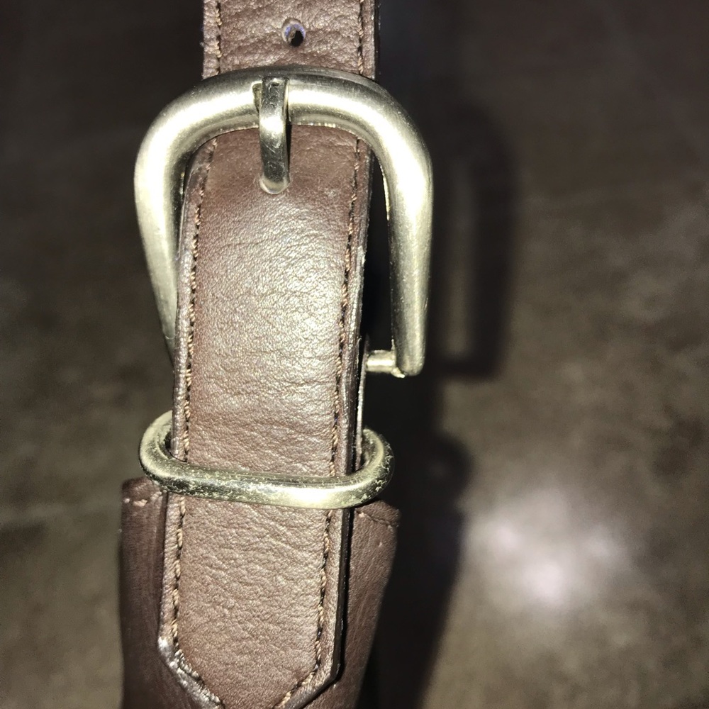 Studded Black Leather Shoulder Bag - Picture 7 of 8